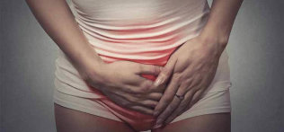 Bolest v dolní části břicha u ženy s křečovými žilkami malé pánve